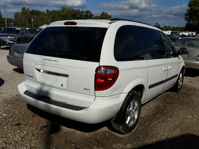 1D4GP45R27B186604 - 2007 DODGE CARAVAN WHITE photo 4