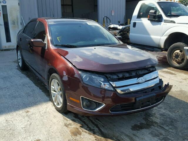 3FAHP0JA9CR214324 - 2012 FORD FUSION SEL BURGUNDY photo 1