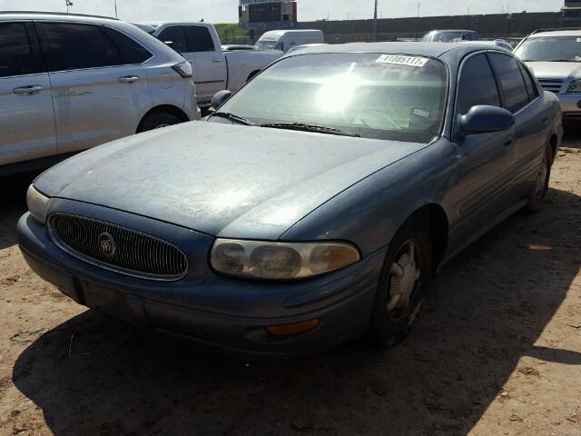 1G4HP54K2Y4152031 - 2000 BUICK LESABRE CU BLUE photo 2