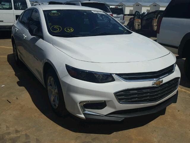 1G1ZB5ST2HF112662 - 2017 CHEVROLET MALIBU WHITE photo 1