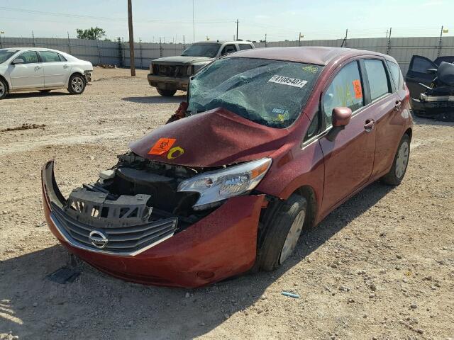 3N1CE2CP6FL369138 - 2015 NISSAN VERSA NOTE BURGUNDY photo 2