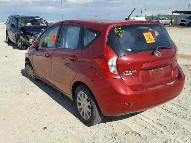 3N1CE2CP6FL369138 - 2015 NISSAN VERSA NOTE BURGUNDY photo 3