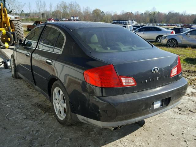 JNKCV51E74M109560 - 2004 INFINITI G35 BLACK photo 3