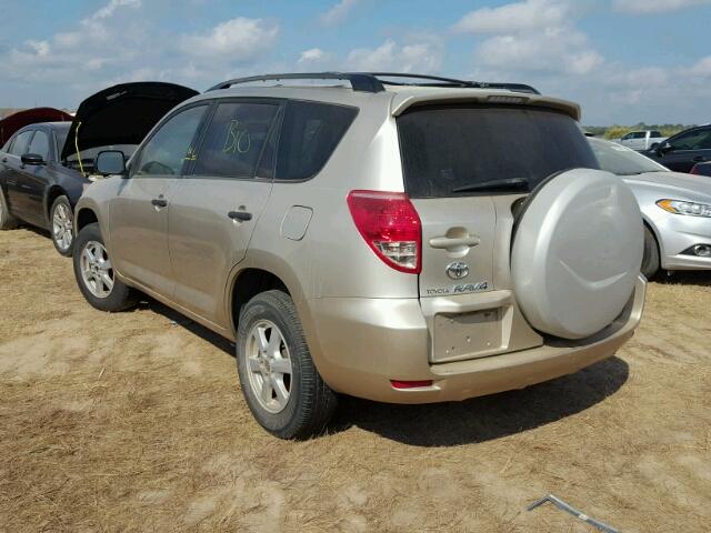 JTMZD33V376034168 - 2007 TOYOTA RAV4 TAN photo 3