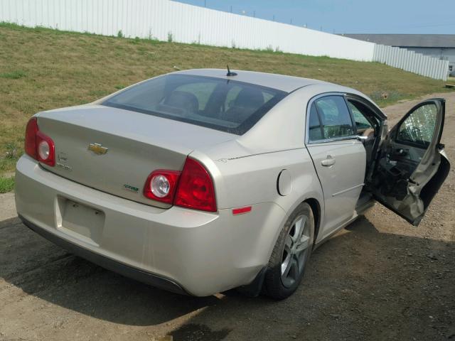1G1ZB5EU0BF369038 - 2011 CHEVROLET MALIBU LS GOLD photo 4