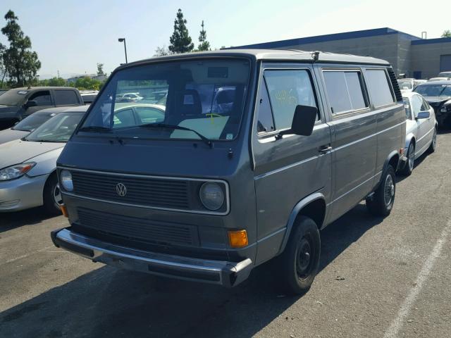 WV2YB0252EH126649 - 1984 VOLKSWAGEN VANAGON BU GRAY photo 2