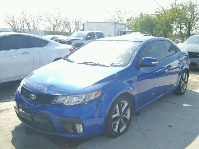 KNAFW6A39A5138769 - 2010 KIA FORTE BLUE photo 2