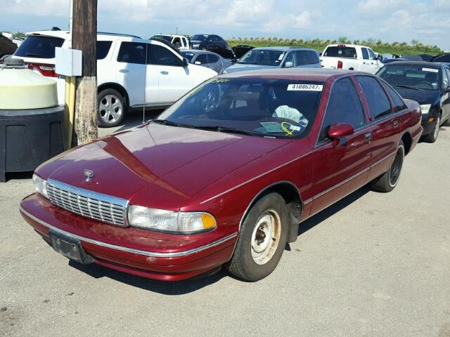 1G1BL52W5RR150475 - 1994 CHEVROLET CAPRICE CL 栗色 照片 2