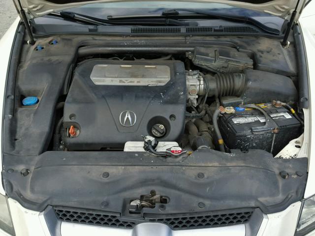 19UUA66268A033750 - 2008 ACURA TL WHITE photo 7