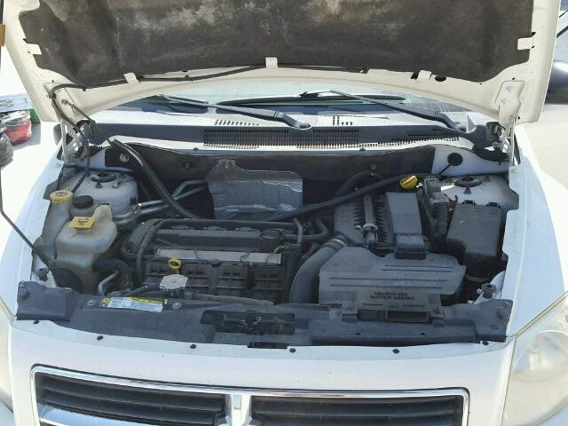 1B3HB48A49D197618 - 2009 DODGE CALIBER SX WHITE photo 7