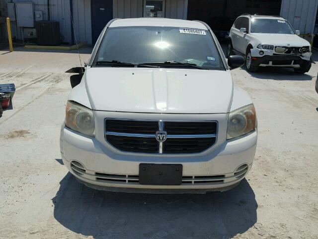 1B3HB48A49D197618 - 2009 DODGE CALIBER SX WHITE photo 9