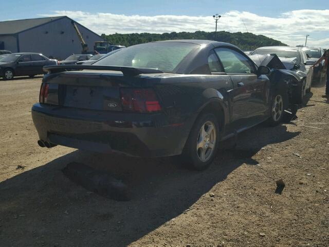 1FAFP40654F142869 - 2004 FORD MUSTANG BLACK photo 4