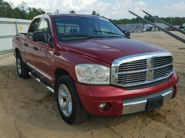 2D7HA18217S119935 - 2007 DODGE RAM 1500 S BURGUNDY photo 1