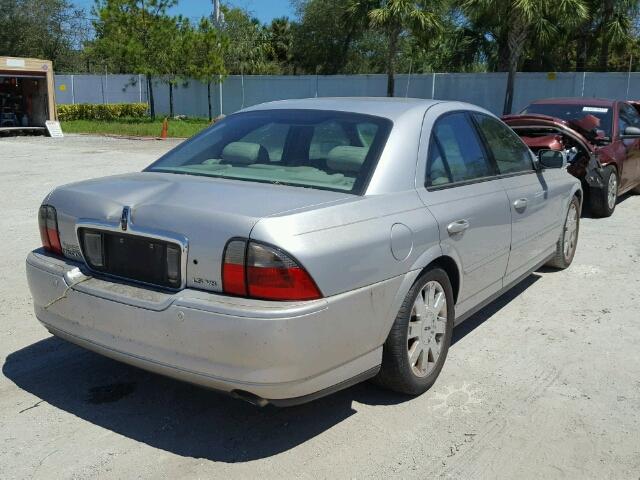 1LNHM87A44Y637884 - 2004 LINCOLN LS Gümüş foto 4