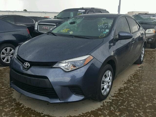 5YFBURHE6GP504277 - 2016 TOYOTA COROLLA GRAY photo 2