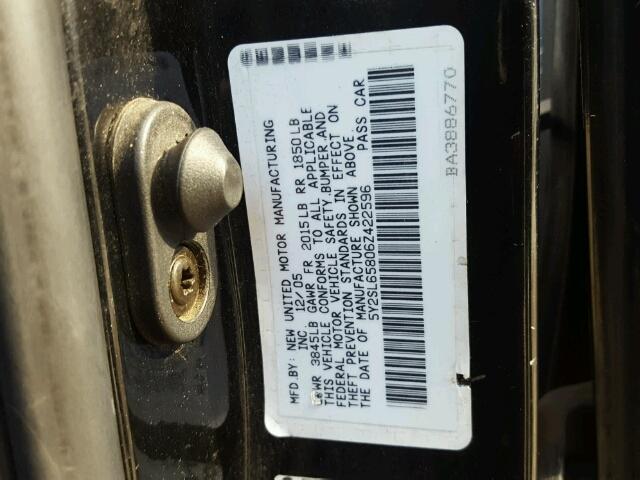 5Y2SL65806Z422596 - 2006 PONTIAC VIBE BLACK photo 10