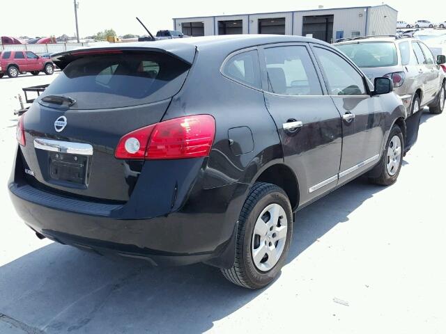 JN8AS5MT9BW569398 - 2011 NISSAN ROGUE S BLACK photo 4