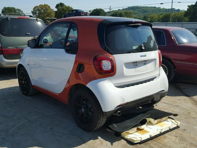 WMEFJ5DA9GK068515 - 2016 SMART FORTWO ORANGE photo 3