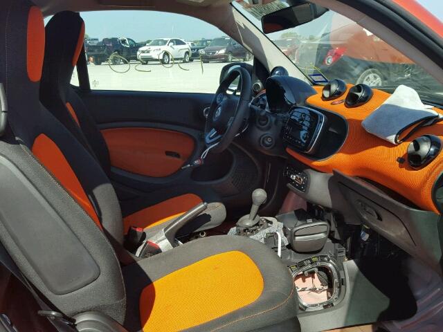 WMEFJ5DA9GK068515 - 2016 SMART FORTWO ORANGE photo 5