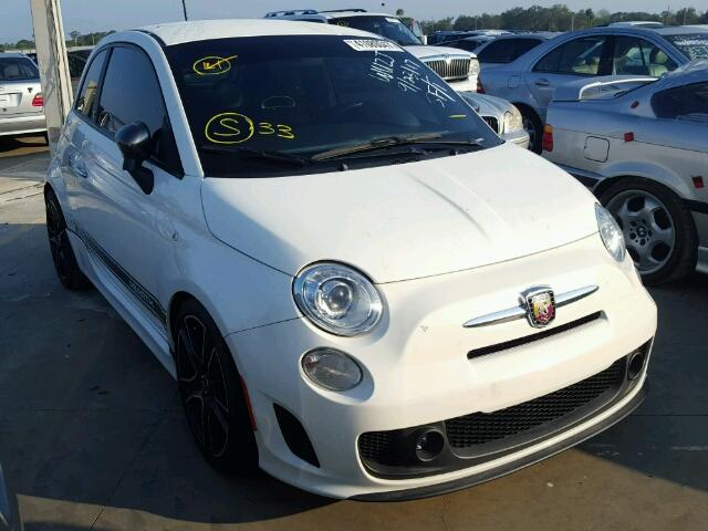 3C3CFFFH5FT504006 - 2015 FIAT 500 WHITE photo 1