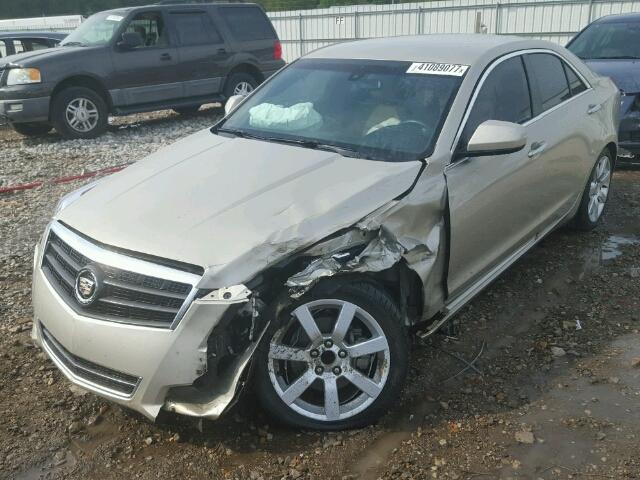 1G6AA5RA2E0101397 - 2014 CADILLAC ATS TAN photo 2