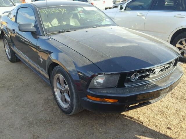 1ZVFT80N565231335 - 2006 FORD MUSTANG BLACK photo 1