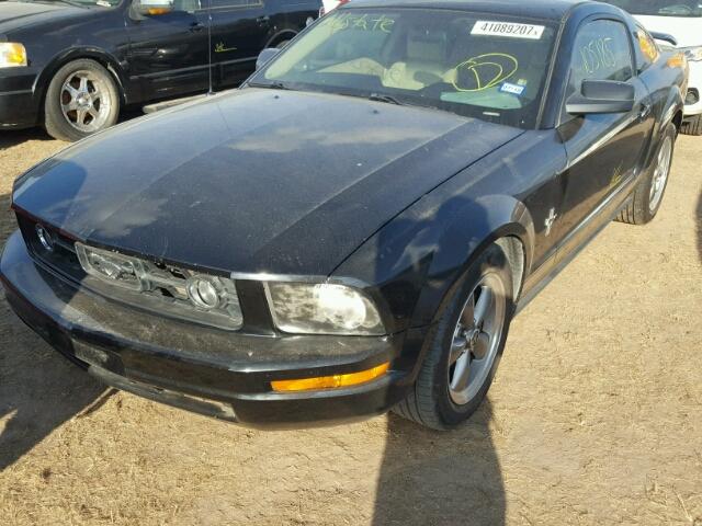 1ZVFT80N565231335 - 2006 FORD MUSTANG BLACK photo 2
