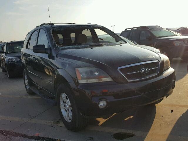 KNDJD733X65606487 - 2006 KIA SORENTO BLACK photo 1