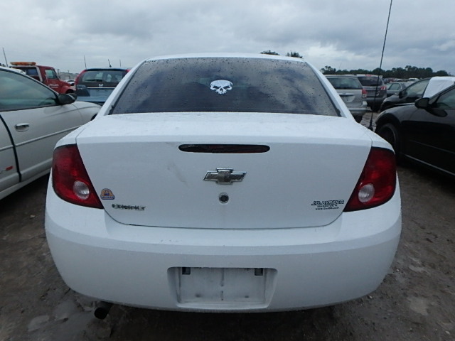 1G1AK52F957617756 - 2005 CHEVROLET COBALT WHITE photo 10