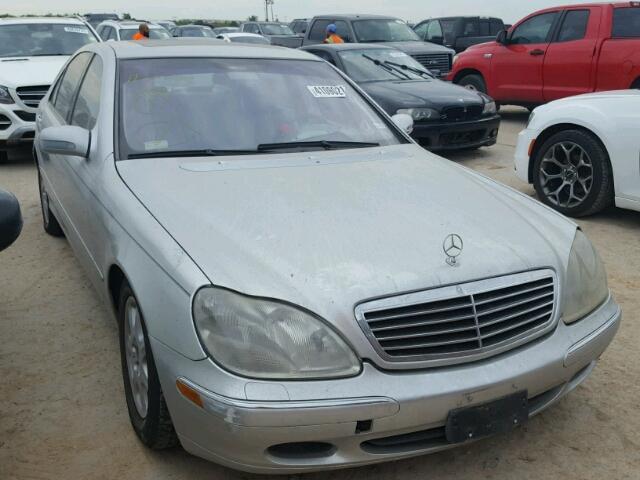 WDBNG70J11A221491 - 2001 MERCEDES-BENZ S SILVER photo 1