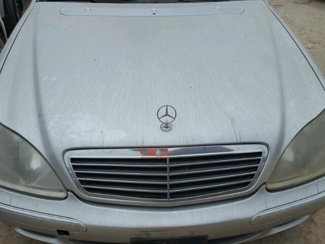 WDBNG70J11A221491 - 2001 MERCEDES-BENZ S SILVER photo 7