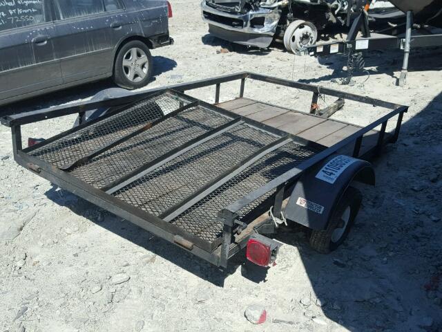 4YMUL0811GG061054 - 2016 UTILITY TRAILER BLACK photo 4