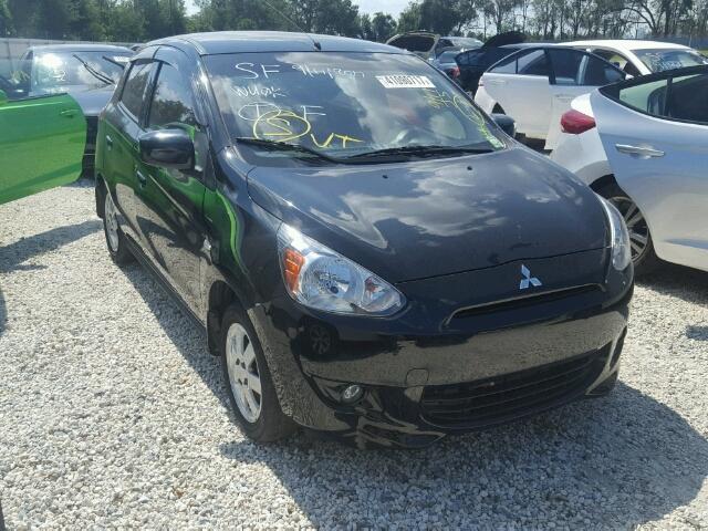 ML32A4HJ7EH025306 - 2014 MITSUBISHI MIRAGE ES BLACK photo 1