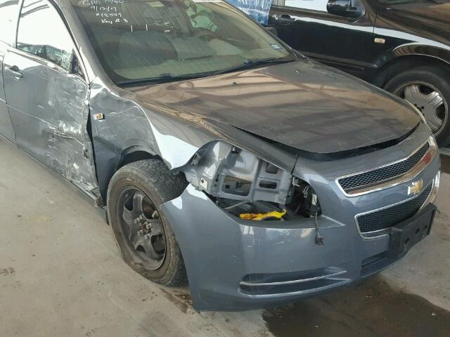 1G1ZG57B58F214006 - 2008 CHEVROLET MALIBU LS GRAY photo 9