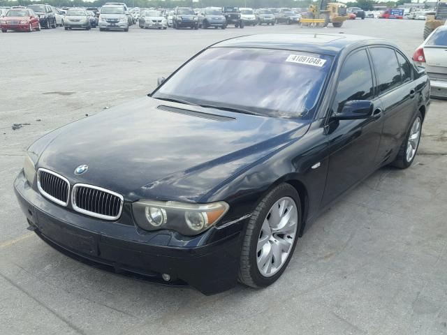 WBAGN63493DR16784 - 2003 BMW 745 LI BLACK photo 2