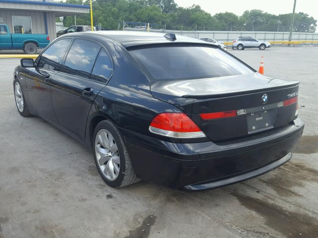 WBAGN63493DR16784 - 2003 BMW 745 LI Қара фото 3