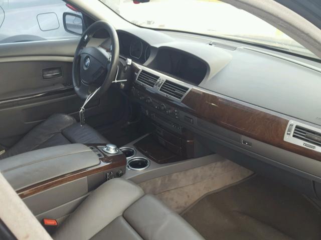 WBAGN63493DR16784 - 2003 BMW 745 LI BLACK photo 5