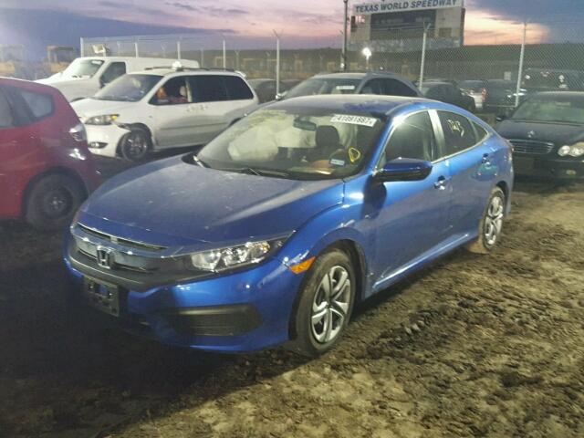 19XFC2F50GE052665 - 2016 HONDA CIVIC BLUE photo 2