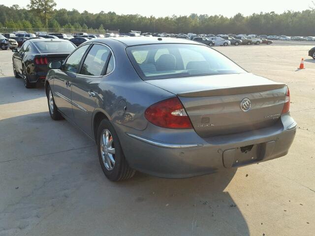 2G4WD532051281300 - 2005 BUICK LACROSSE C GRAY photo 3