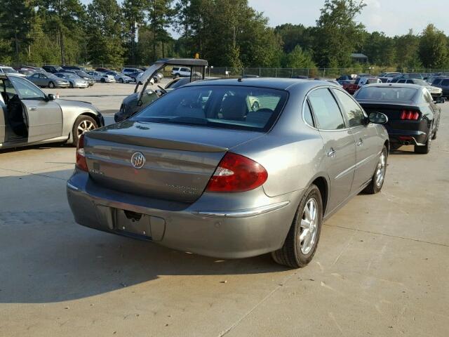 2G4WD532051281300 - 2005 BUICK LACROSSE C GRAY photo 4