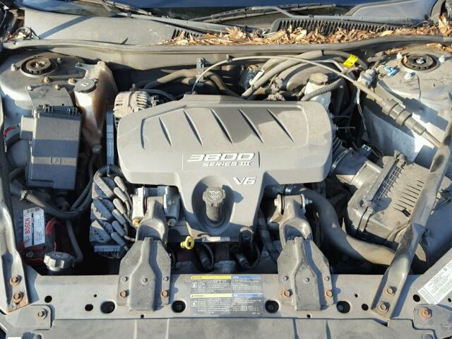 2G4WD532051281300 - 2005 BUICK LACROSSE C GRAY photo 7