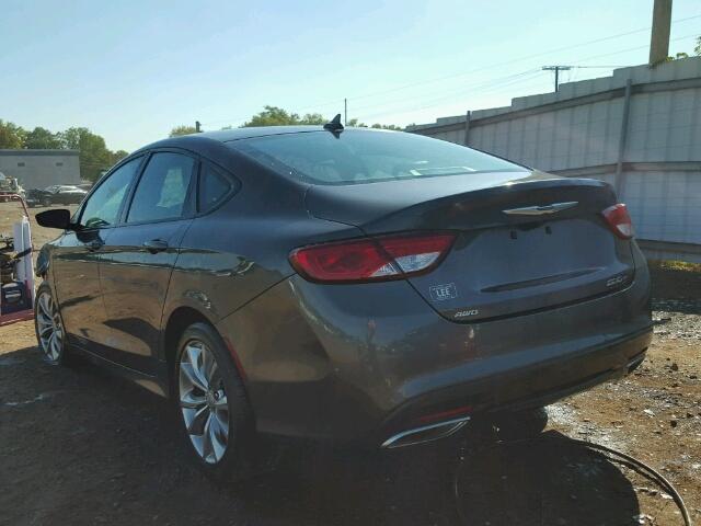 1C3CCCDG9FN610766 - 2015 CHRYSLER 200 S 灰色 照片 3