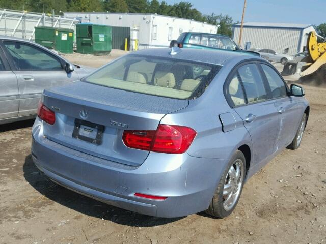 WBA3B5C5XDF593586 - 2013 BMW 328 XI SUL BLUE photo 4