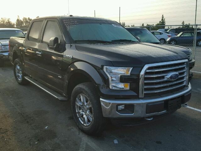 1FTEW1EG6GFA23984 - 2016 FORD F150 BLACK photo 1