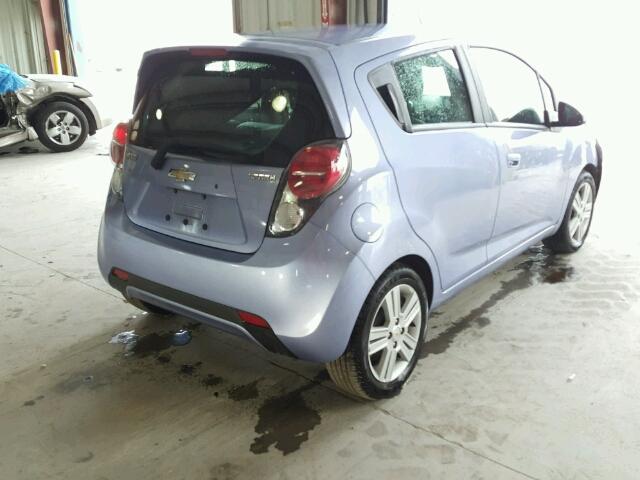 KL8CB6S95EC586635 - 2014 CHEVROLET SPARK LS BLUE photo 4