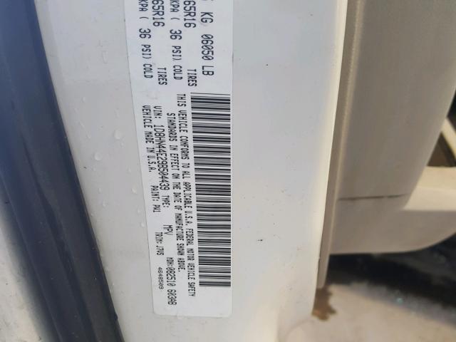 1D8HN44E29B504439 - 2009 DODGE GRAND CARA GRAY photo 10