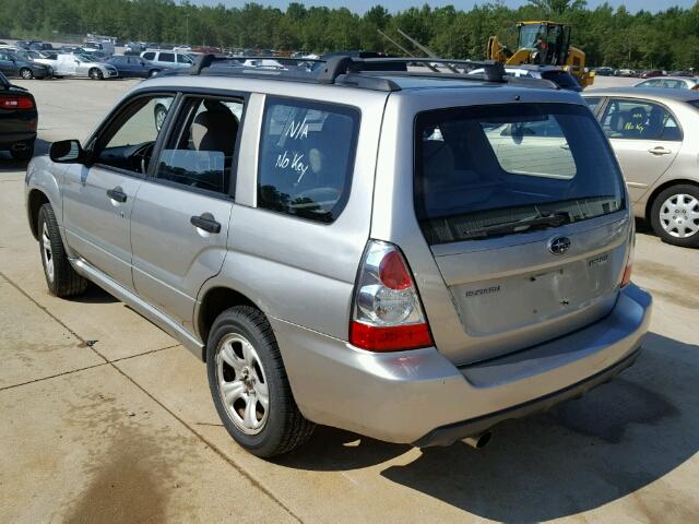 JF1SG63696H706374 - 2006 SUBARU FORESTER SILVER photo 3