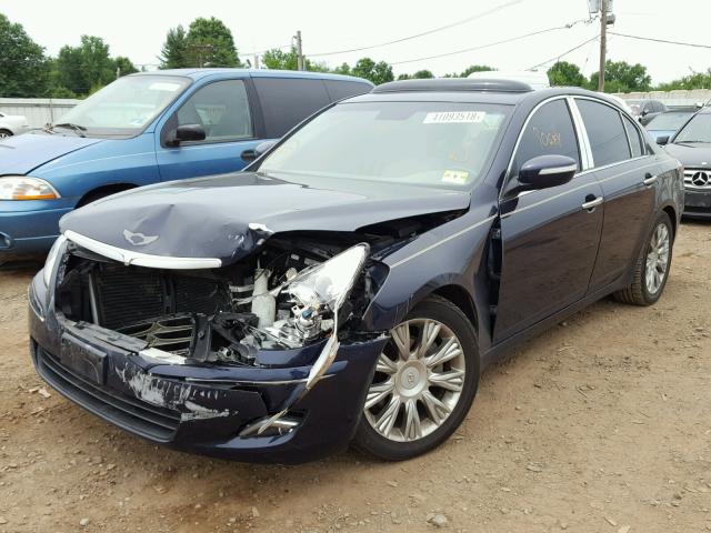 KMHGC4DE6BU139818 - 2011 HYUNDAI GENESIS 3. BLUE photo 2