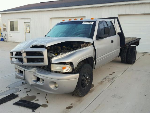 1B7MC3364XJ633163 - 1999 DODGE RAM 3500 SILVER photo 2