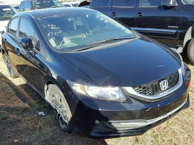 19XFB2F81EE065743 - 2014 HONDA CIVIC BLACK photo 1